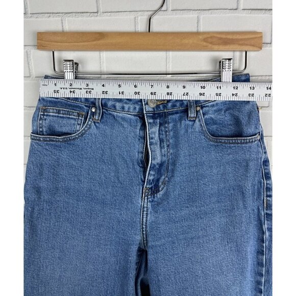 PACSUN Mom Jean Medium Dark Blue Wash Denim Women's Juniors Size 27 - Picture 4 of 9